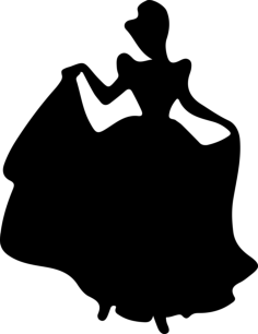 Cinderella 10 Craft Design Svg File, Free Vectors File